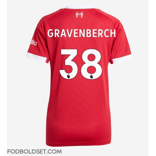 Liverpool Ryan Gravenberch #38 Hjemmebanetrøje Dame 2025-26 Kortærmet
